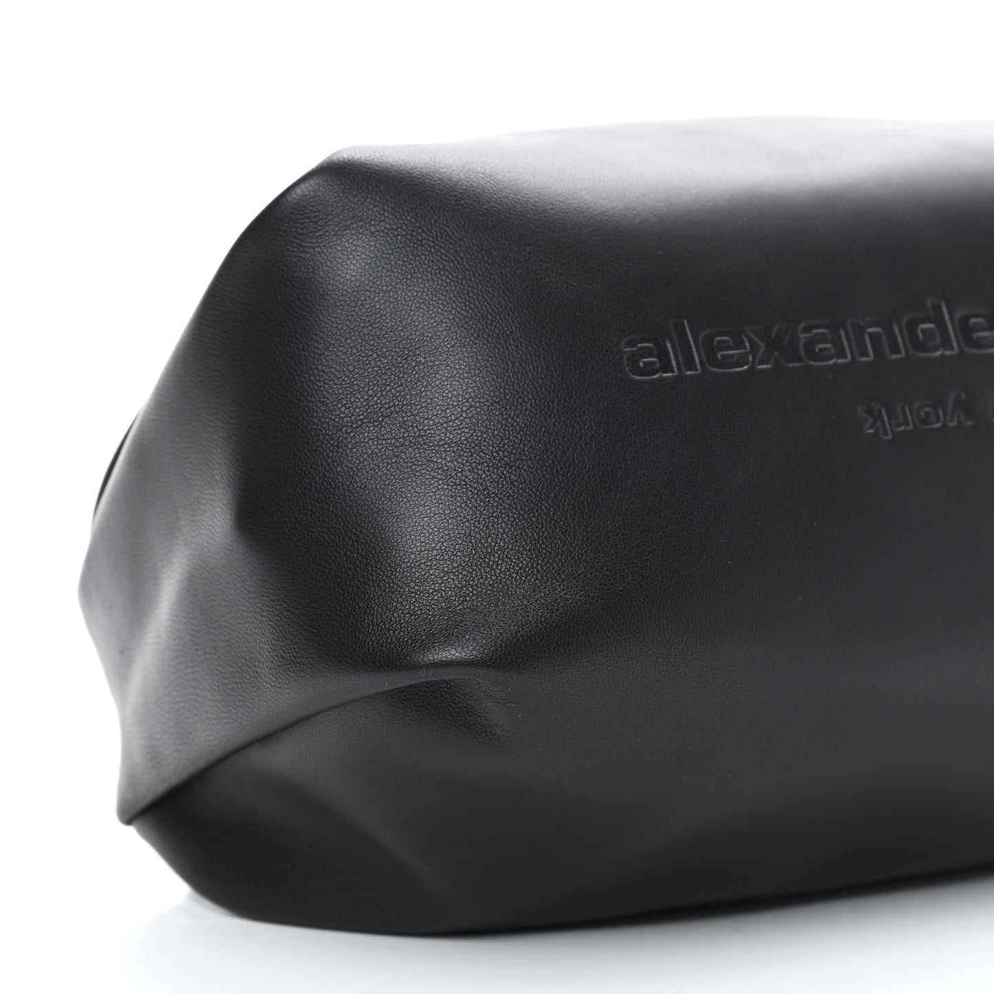 Lambskin Mini Scrunchie Bag Black