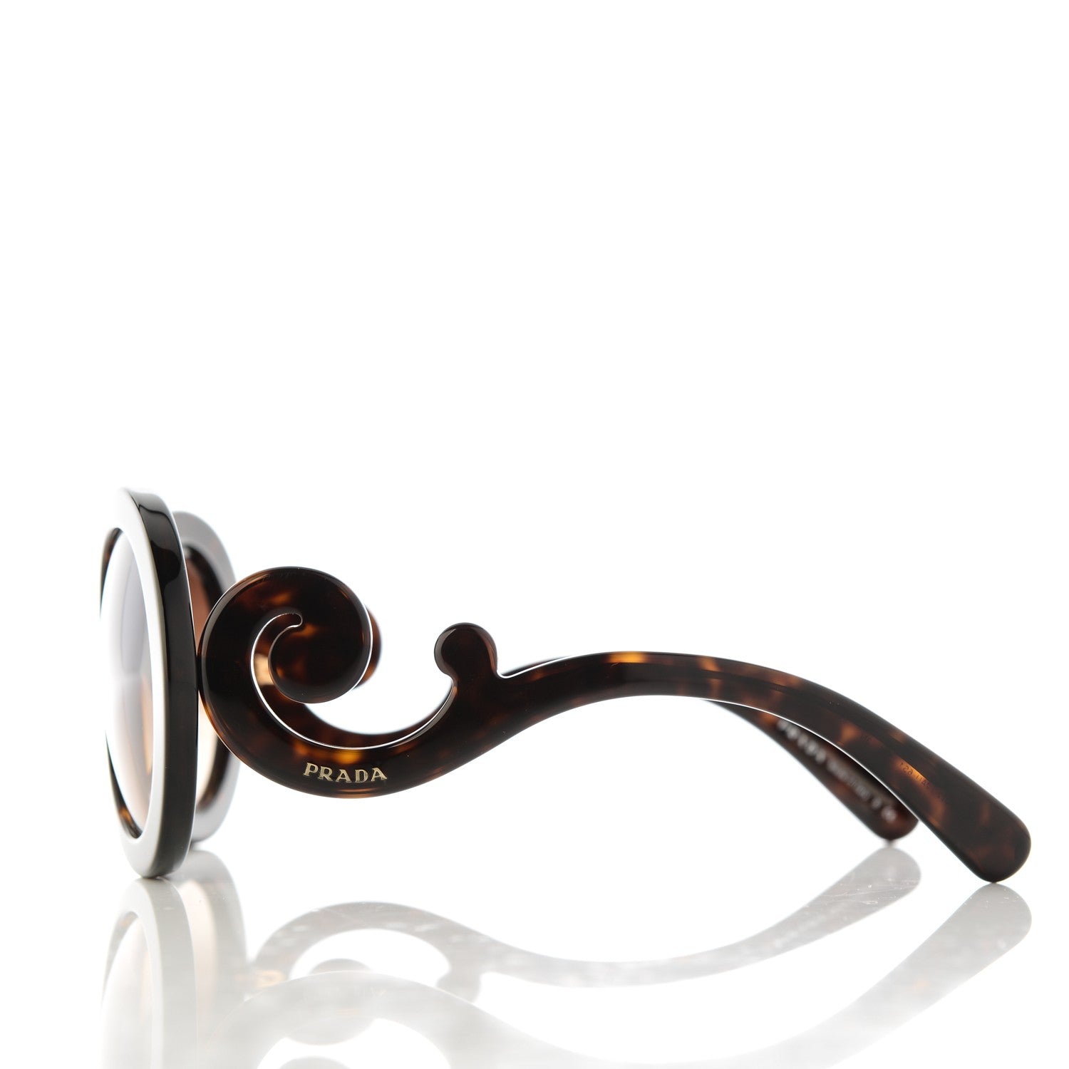 Prada Baroque Sunglasses SPR 27N Tortoise 3 of 9