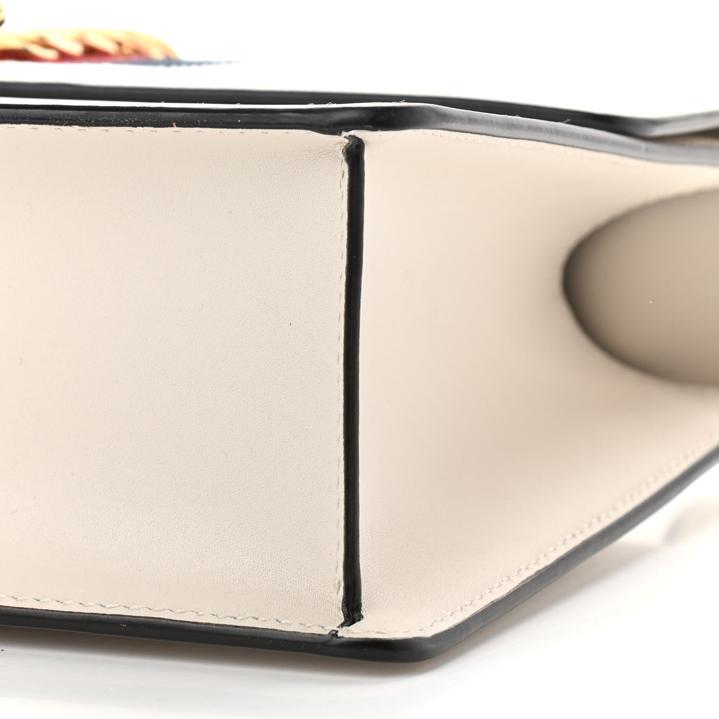 Calfskin Small Sylvie Shoulder Bag Off White