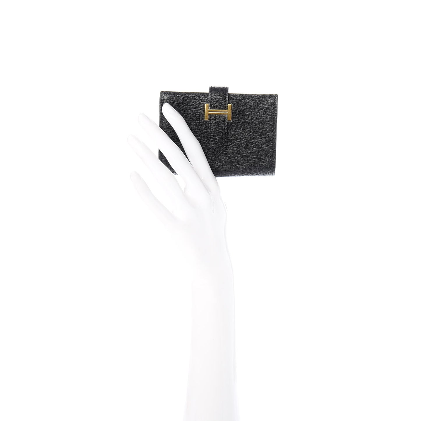 Chevre Mysore Mini Bearn Wallet Black