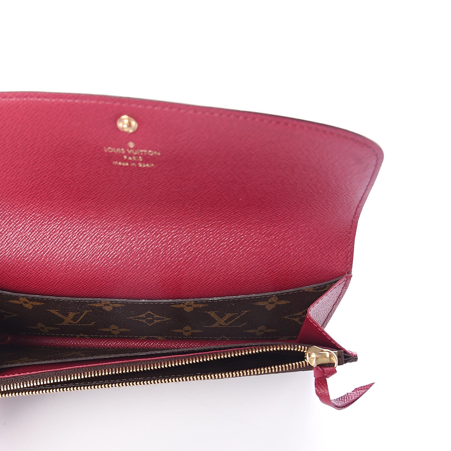 Louis Vuitton Monogram Emilie Wallet Fuchsia 4 of 5