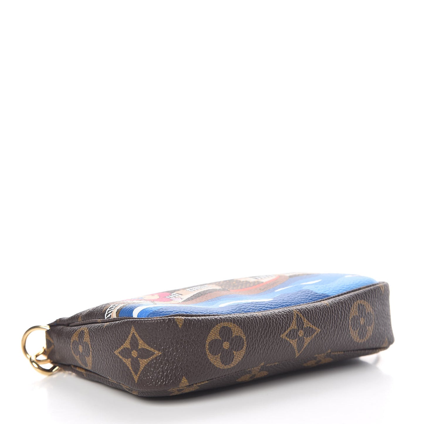 Monogram 2019 Christmas Animation Mini Venice Pochette Accessories Blue