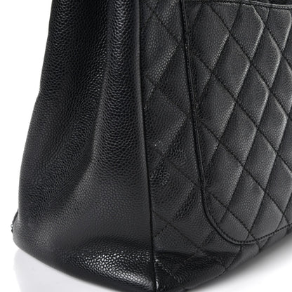Chanel Caviar Quilted Grand Shopping Tote GST Black 10 of 14