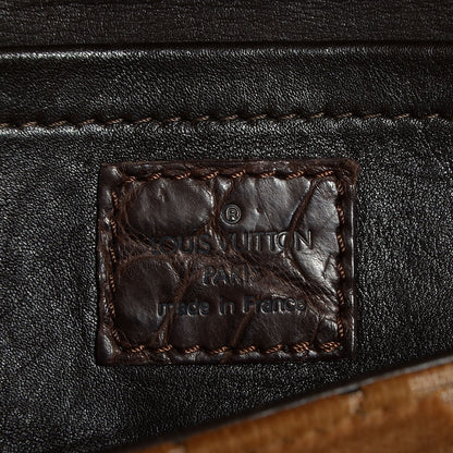 Louis Vuitton Monogram Velours Clyde Brown 6 of 7