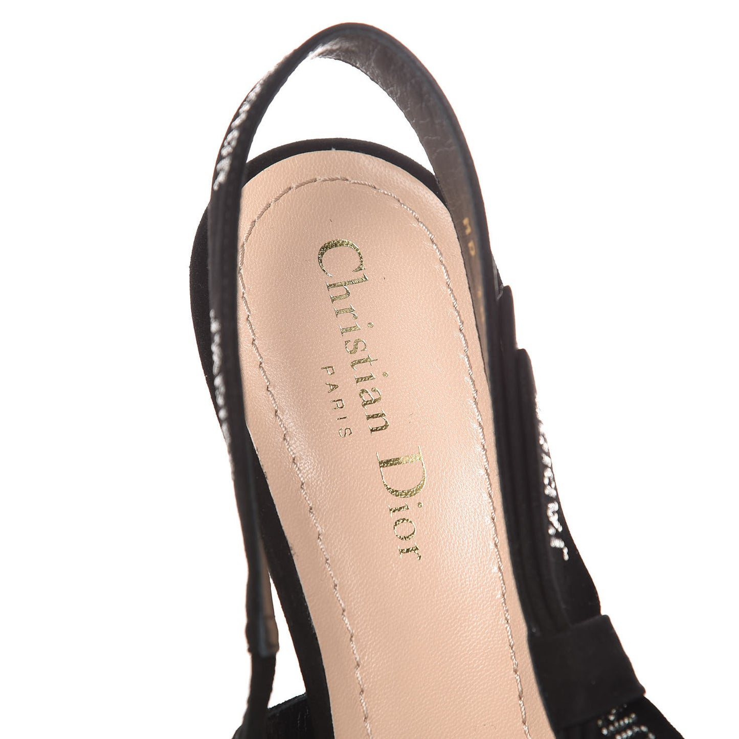 Mesh Plumetis Crystal Suede J'Adior Slingback 65mm Pumps 42 Nude Black