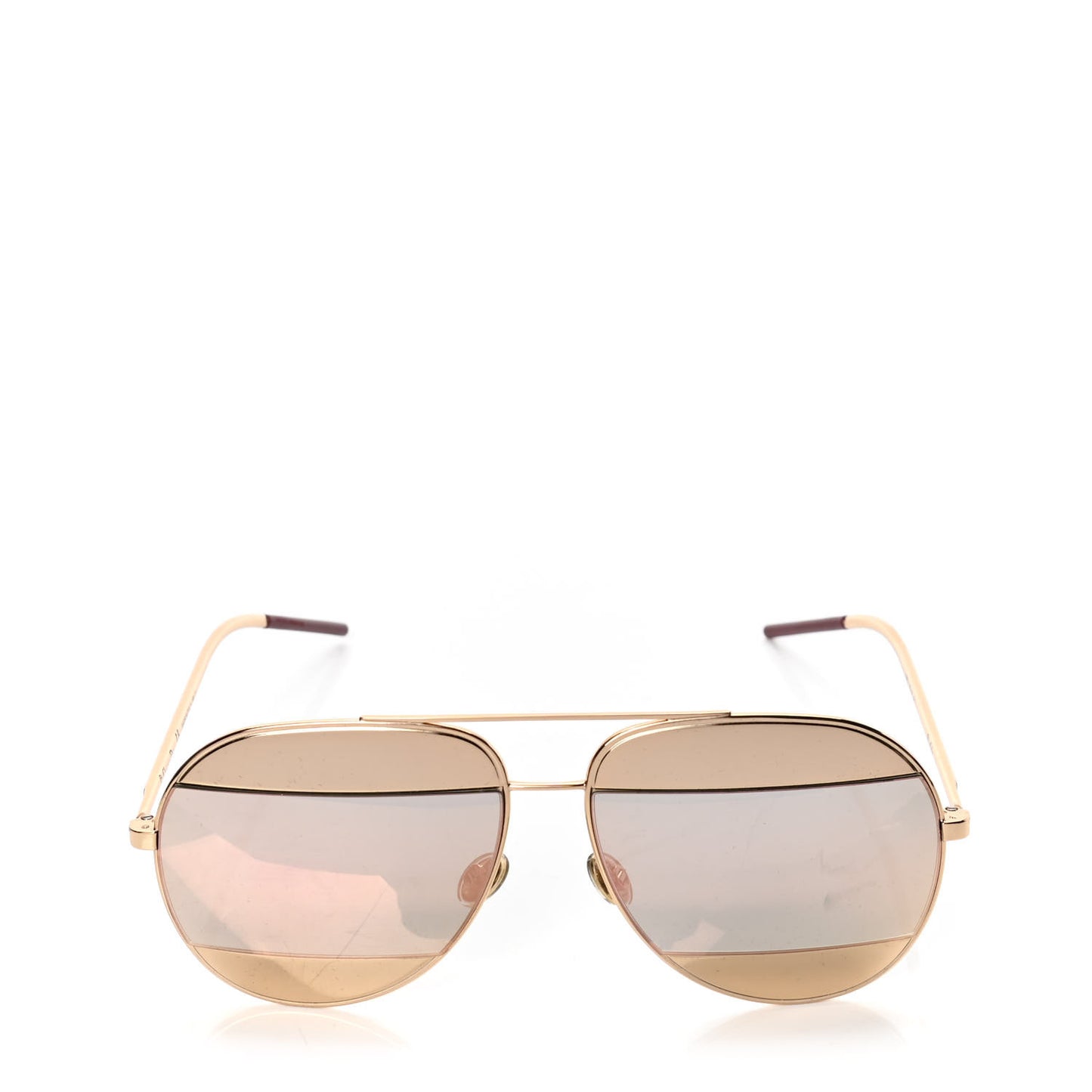 Split 1 Aviator Sunglasses Gold