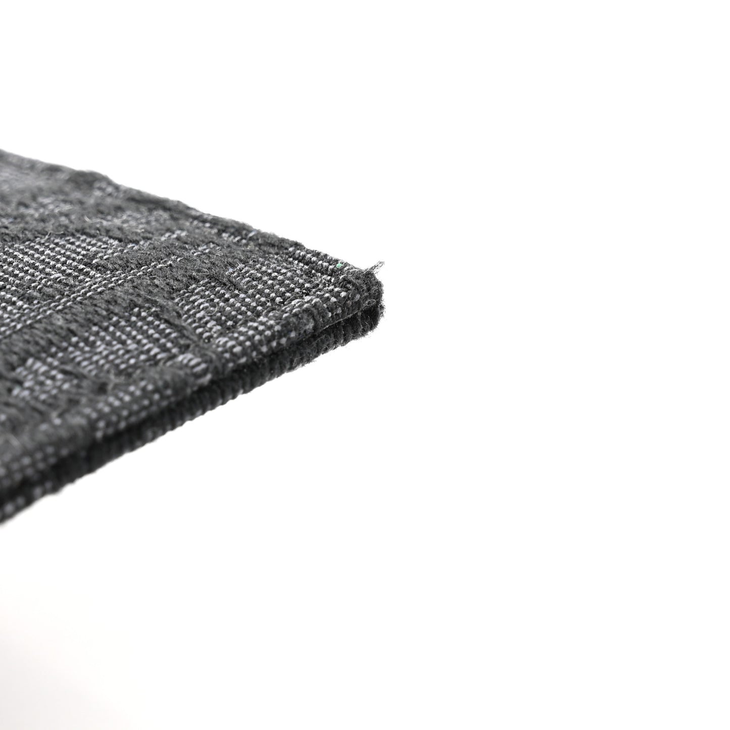 Oblique Jacquard A5 Flat Pouch Wristlet Black