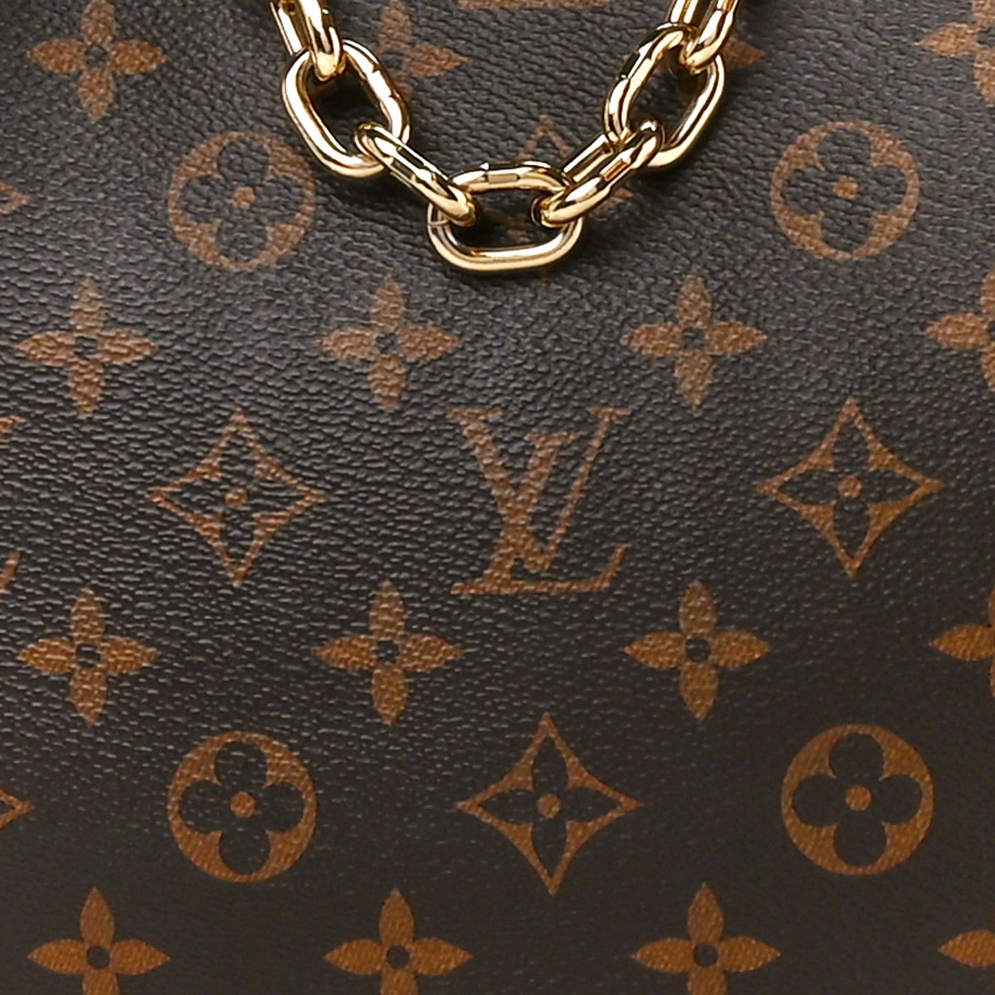 Reverse Monogram Loop Hobo