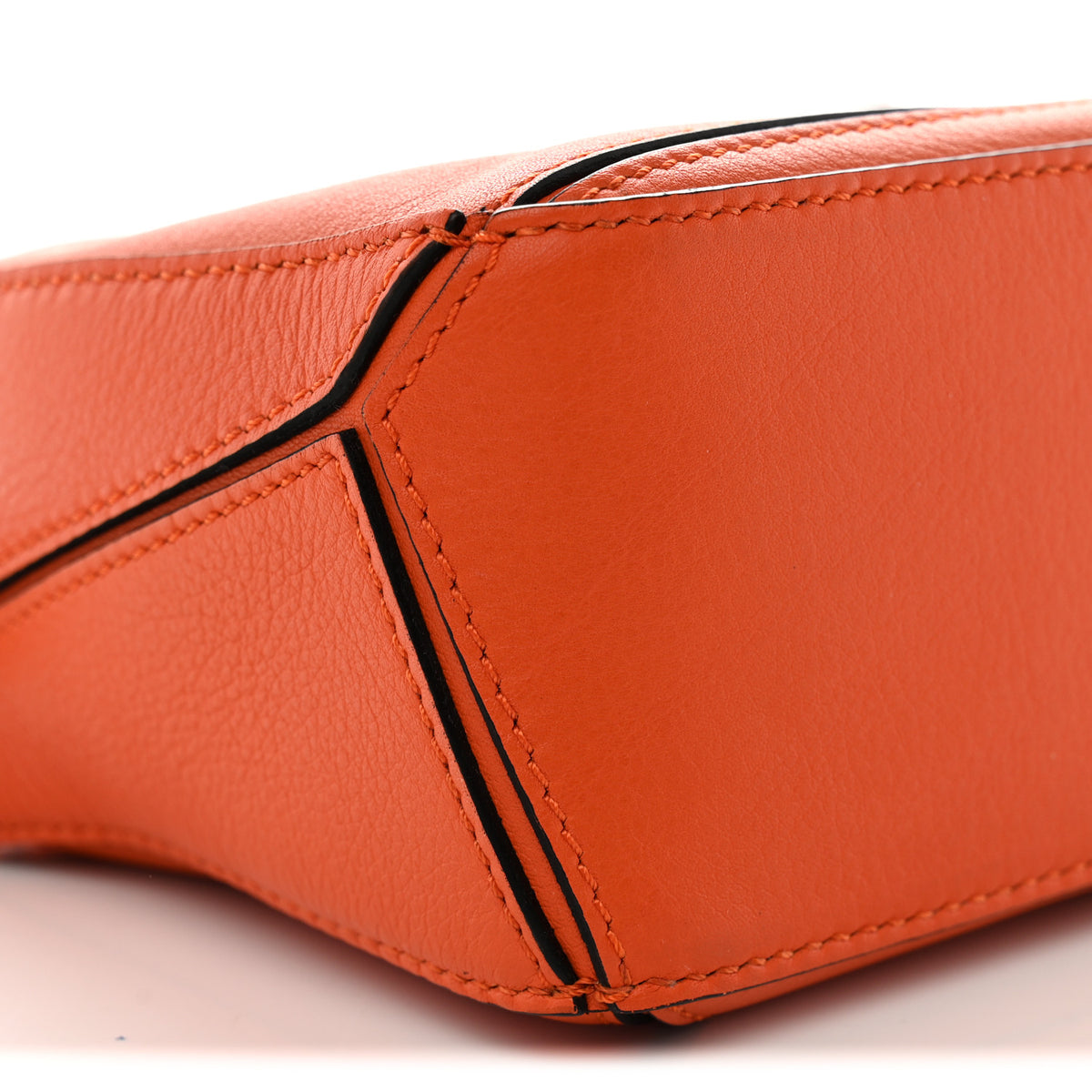 Calfskin Mini Puzzle Bag Orange