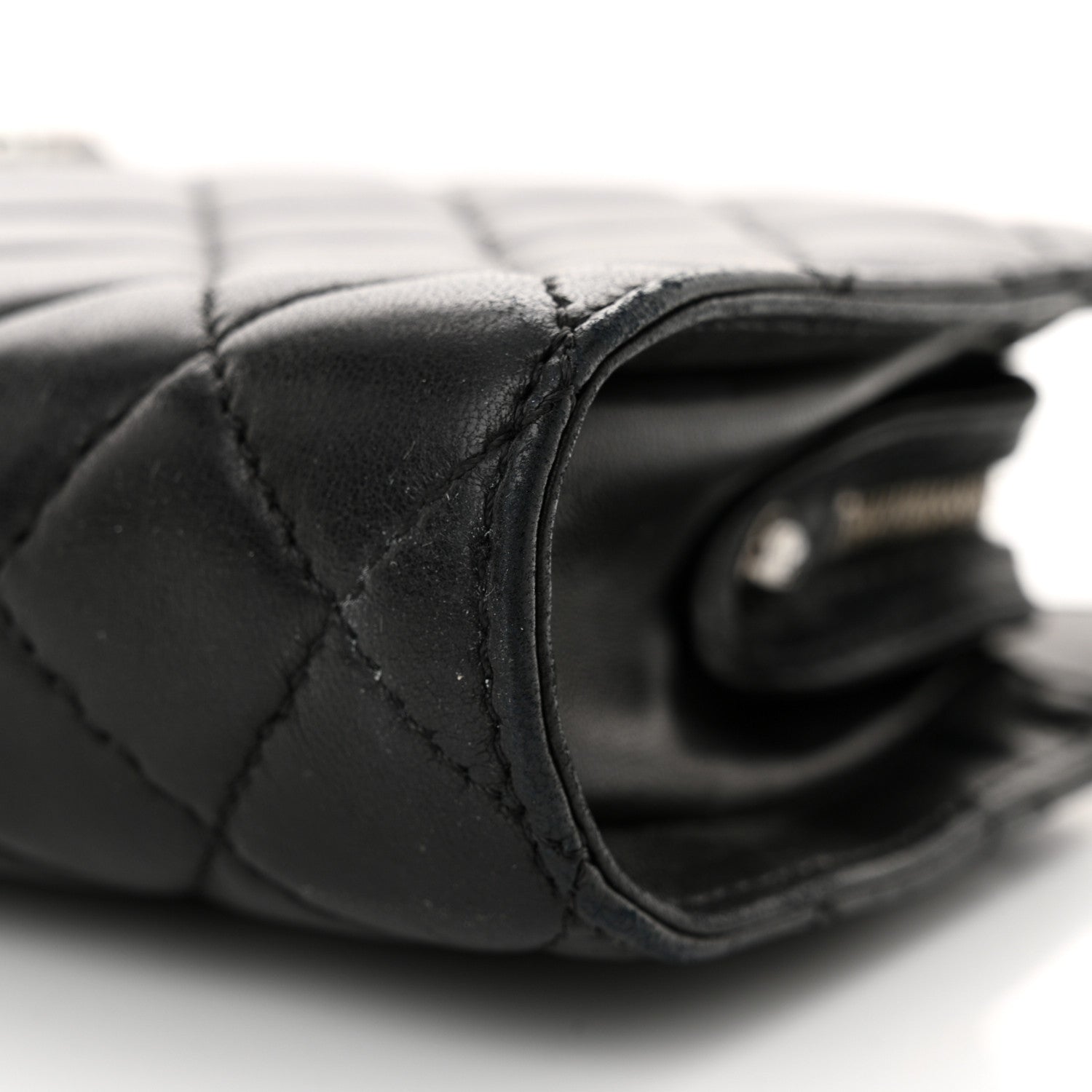 Chanel Lambskin Quilted Westminster Pearl Shoulder Bag Black 10 of 12