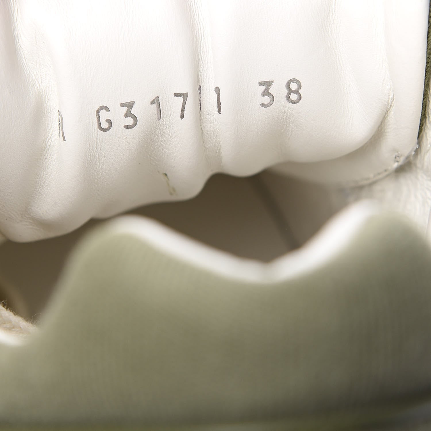Chanel Canvas Womens Sneakers 38 Green 8 of 8