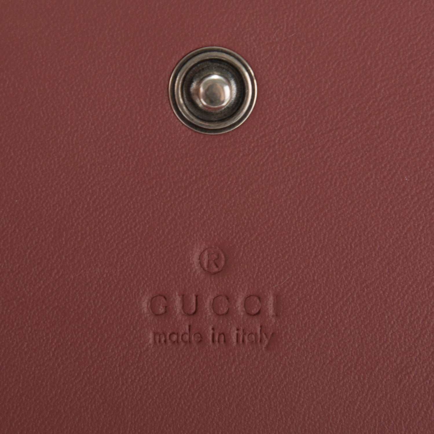 Gucci GG Supreme Monogram Blooms Card Case Beige Multicolor Dry Rose 6 of 7