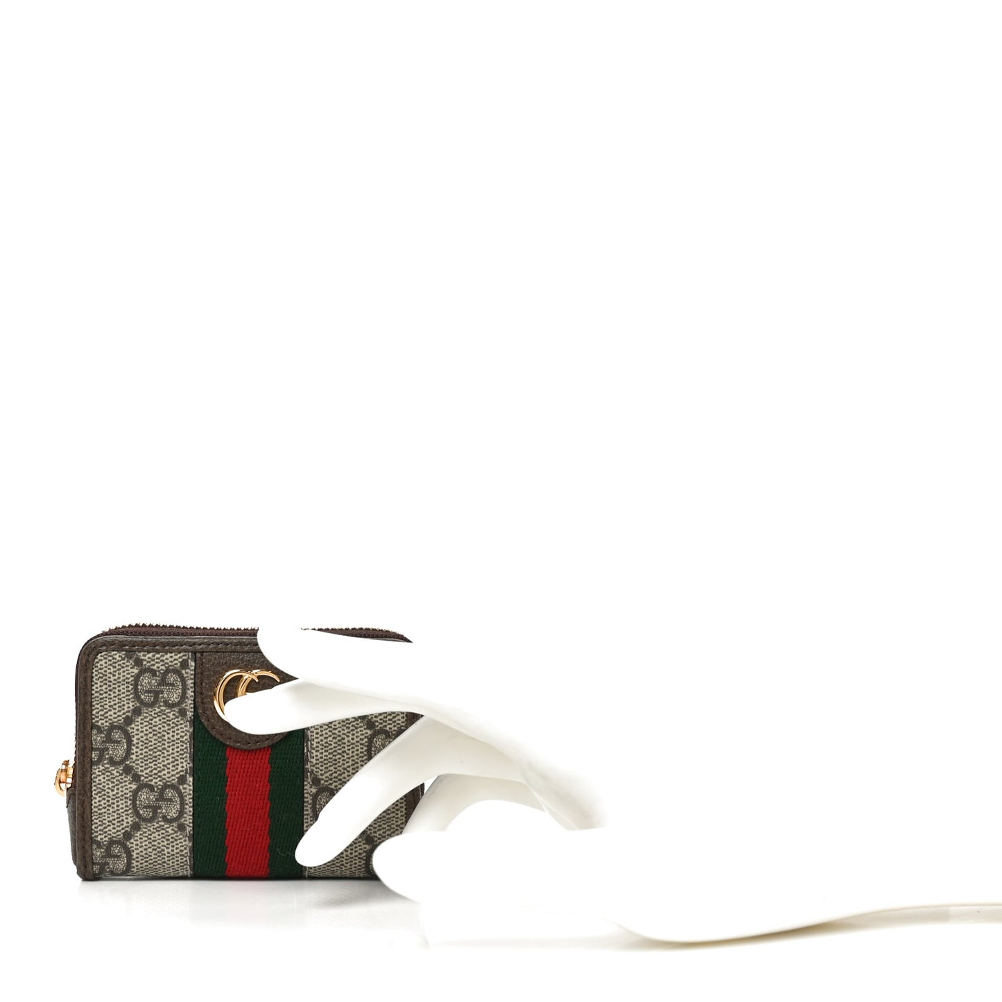 GG Supreme Monogram Web Ophidia Playing Card Case Beige New Acero