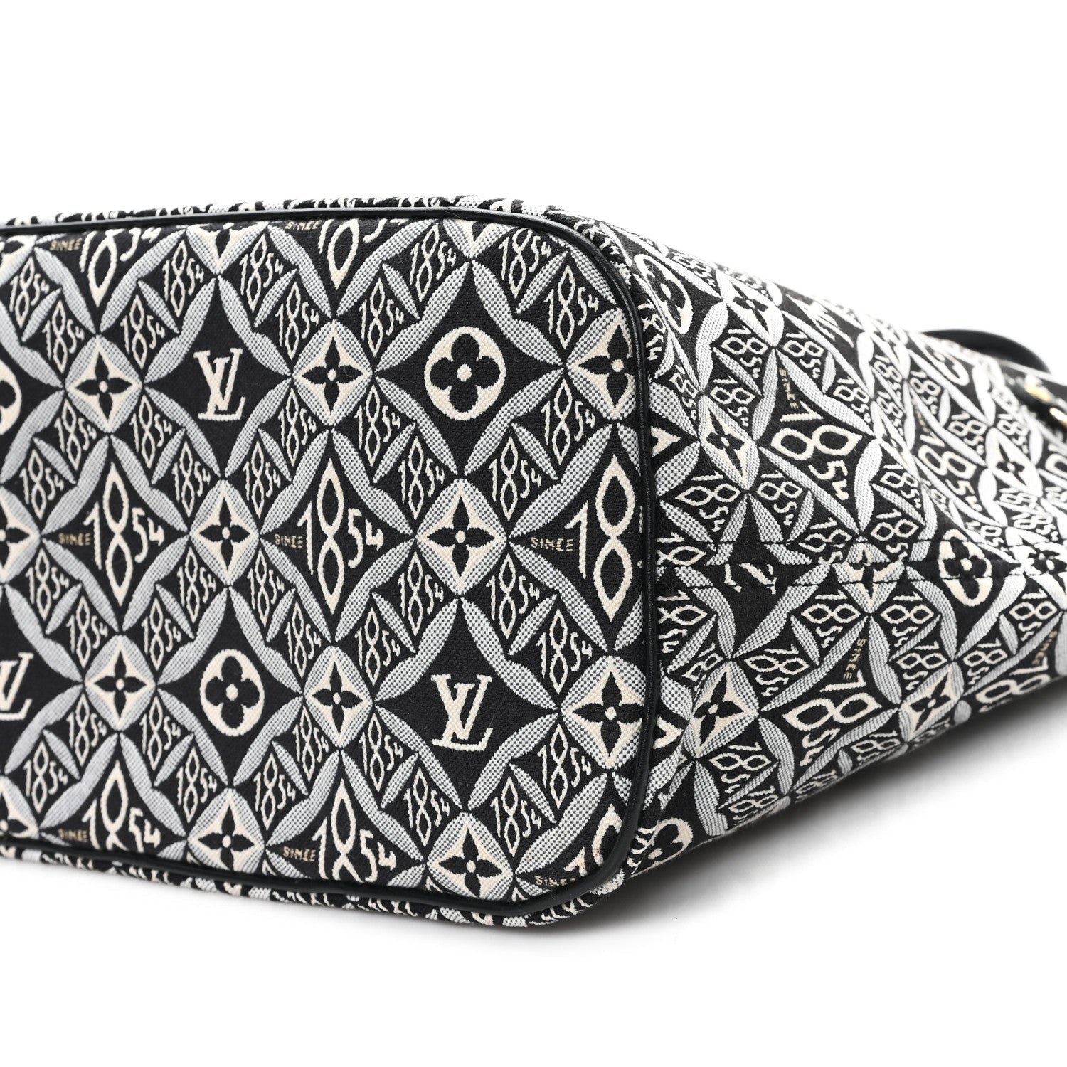 Louis Vuitton Jacquard Since 1854 Neverfull MM Grey 9 of 10