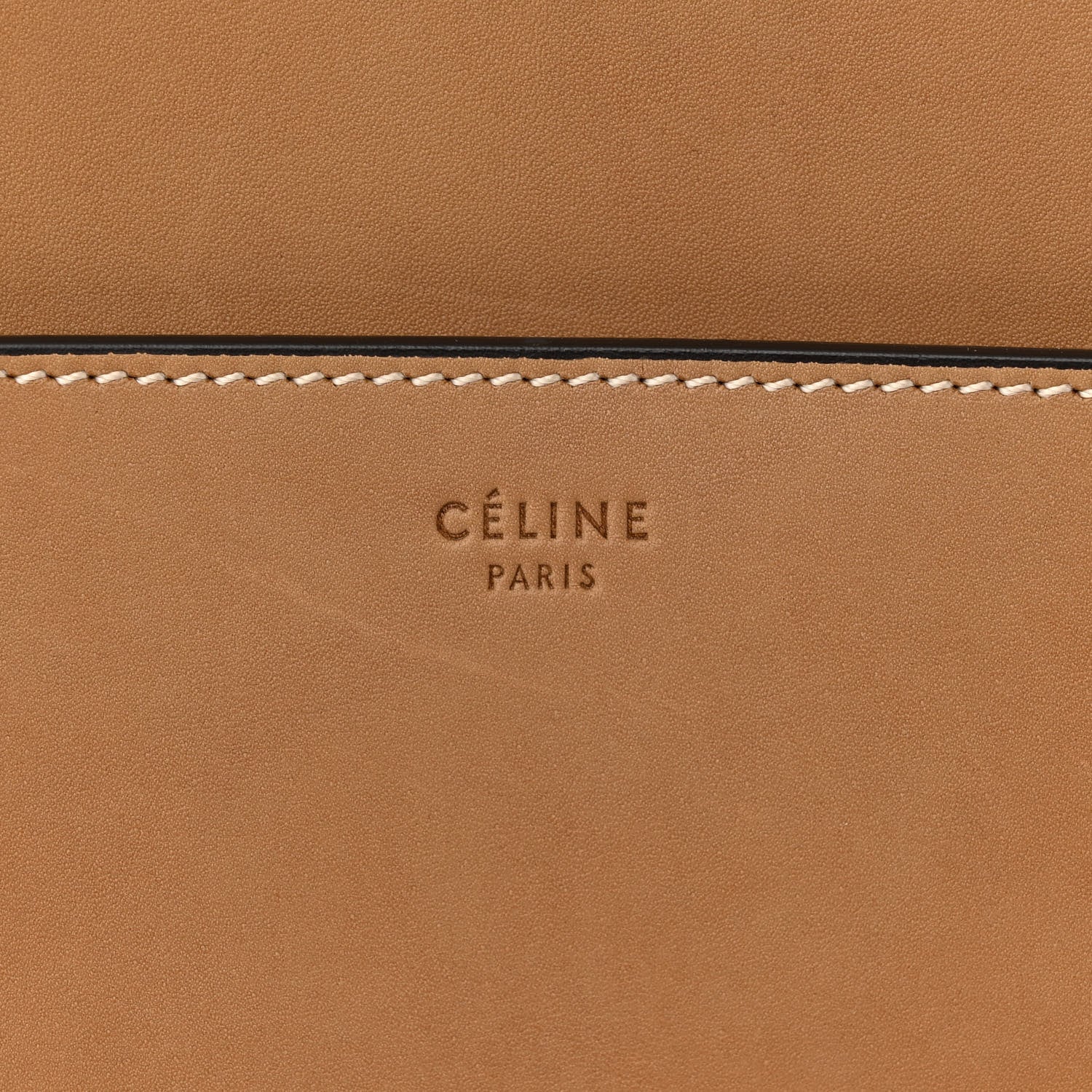 Celine Natural Calfskin Sangle Bucket Bag Light Camel 6 of 10