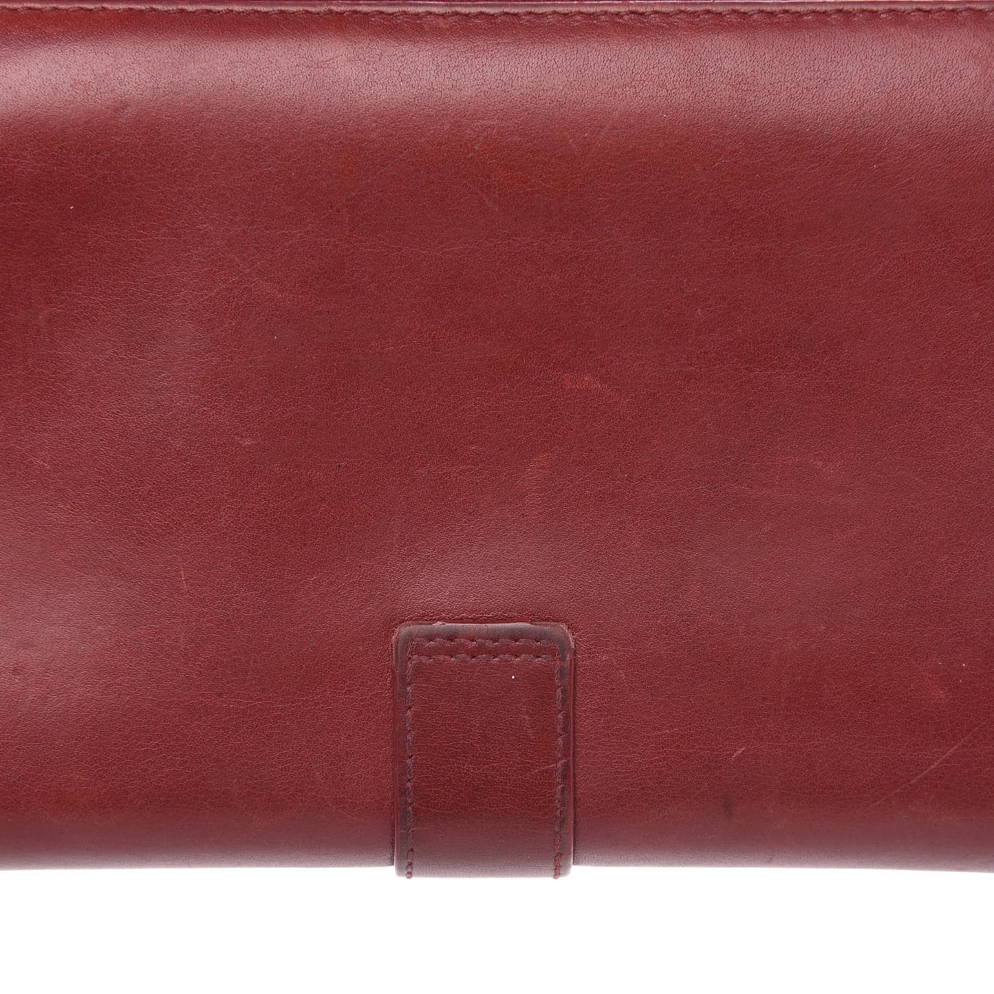Calfskin Classic Y Ligne Zip Around Wallet Red