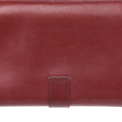Saint Laurent Calfskin Classic Y Ligne Zip Around Wallet Red 11 of 11
