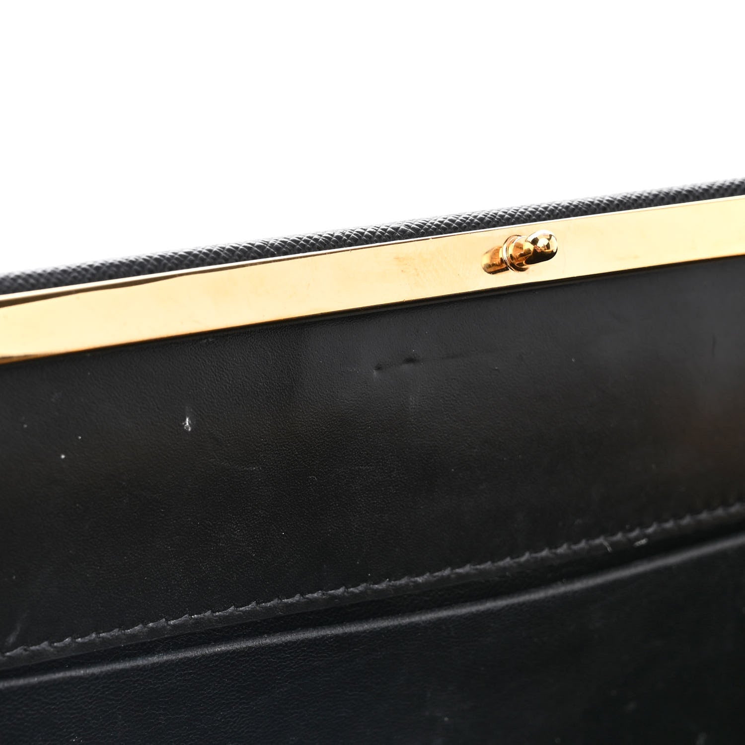Prada Saffiano City Calfskin Light Frame Bag Black 17 of 17