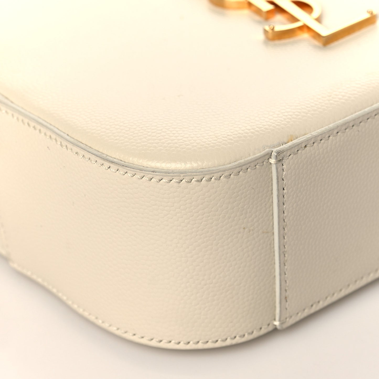 Grain De Poudre Small Classic Monogram Camera Bag White