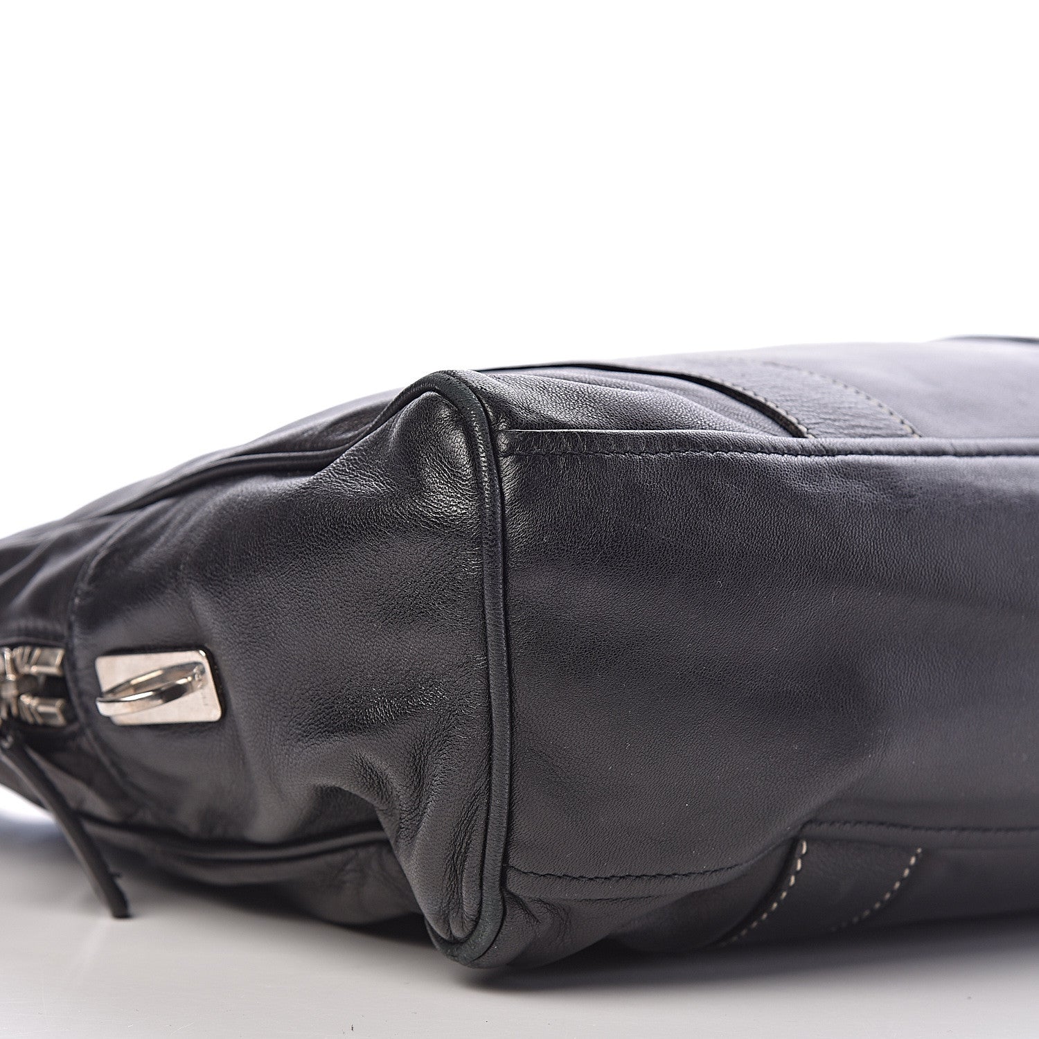 Prada Nappa Soft Tote Black 9 of 10