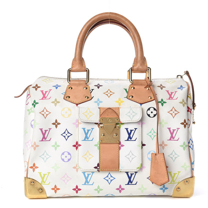 Louis Vuitton Monogram Multicolor Speedy 30 White 1 of 15