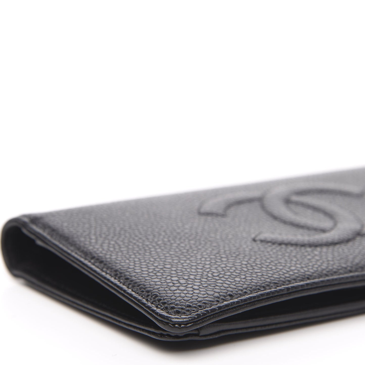 Caviar Timeless CC Yen Wallet Black