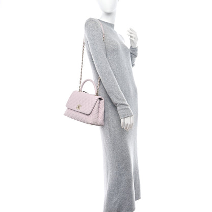 Chanel Caviar Quilted Small Coco Handle Flap Lilas Lilac 2 of 11