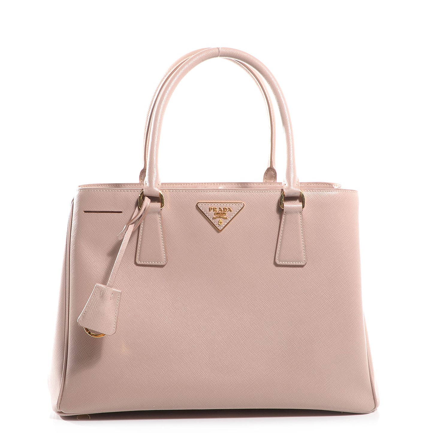 Saffiano Lux Medium Tote Cammeo