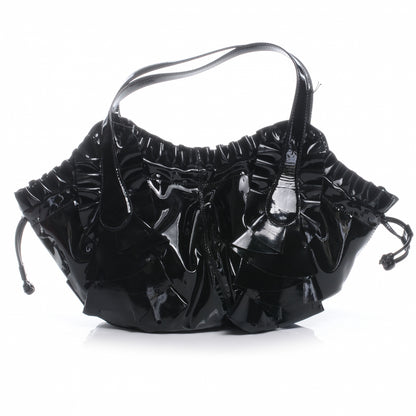 Valentino Garavani Patent Ruffle Idylle Bag Black 1 of 7