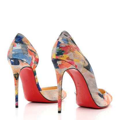 Christian Louboutin Lurex Aquarelle Iriza 100 Pumps 41 Multicolor 4 of 7