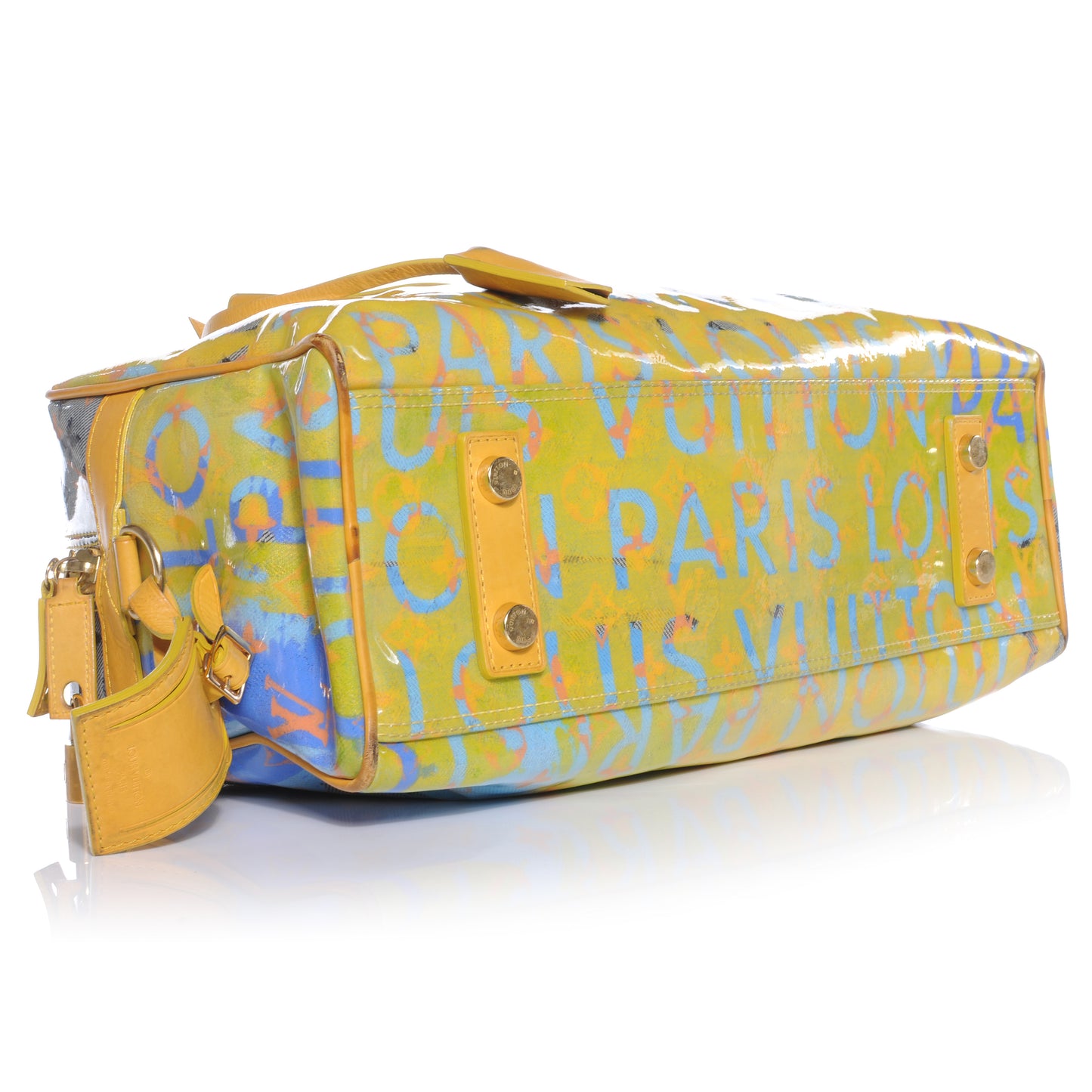 Monogram Pulp Defile Weekender PM Yellow