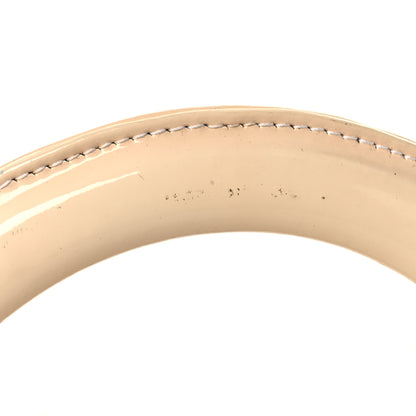 Christian Dior Patent Cannage Large Lady Dior White 7 of 15