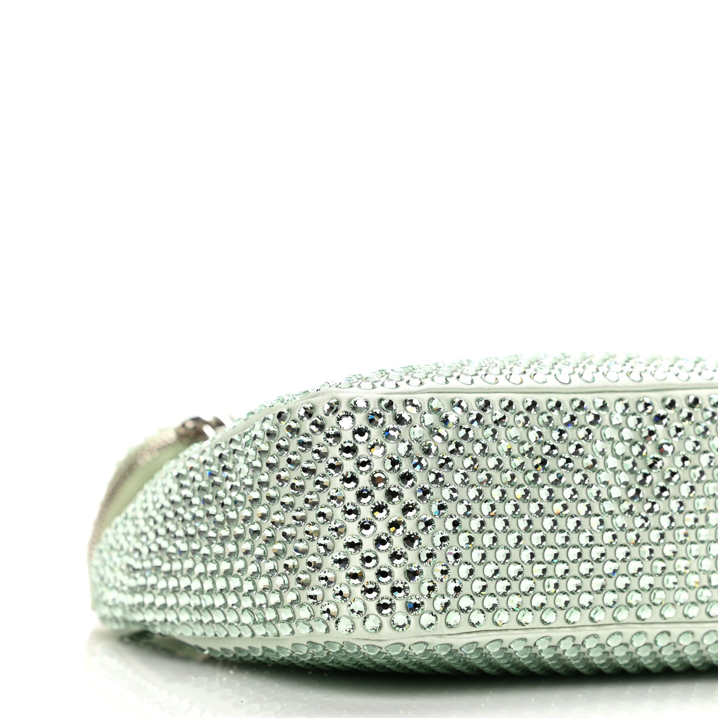 Satin Crystal Re-Edition 2005 Shoulder Bag Acqua