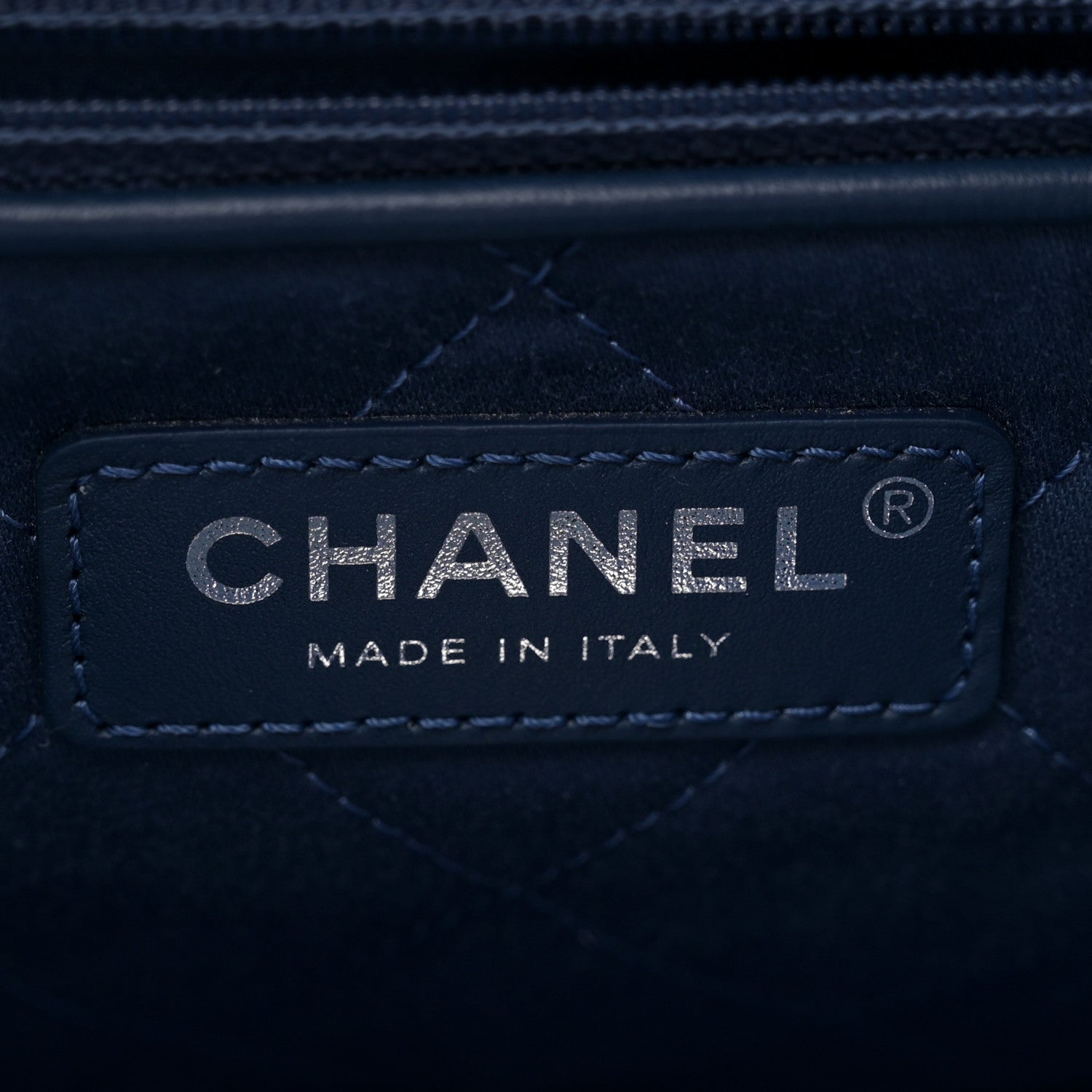 Chanel Washed Denim Quilted Studded Small Chanel 22 Blue 7 of 11
