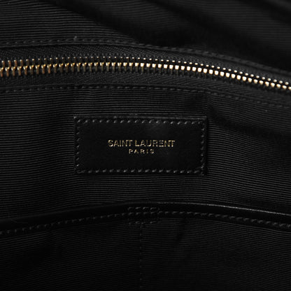 Saint Laurent Toile Classic Monogram Flat Briefcase Black 6 of 7