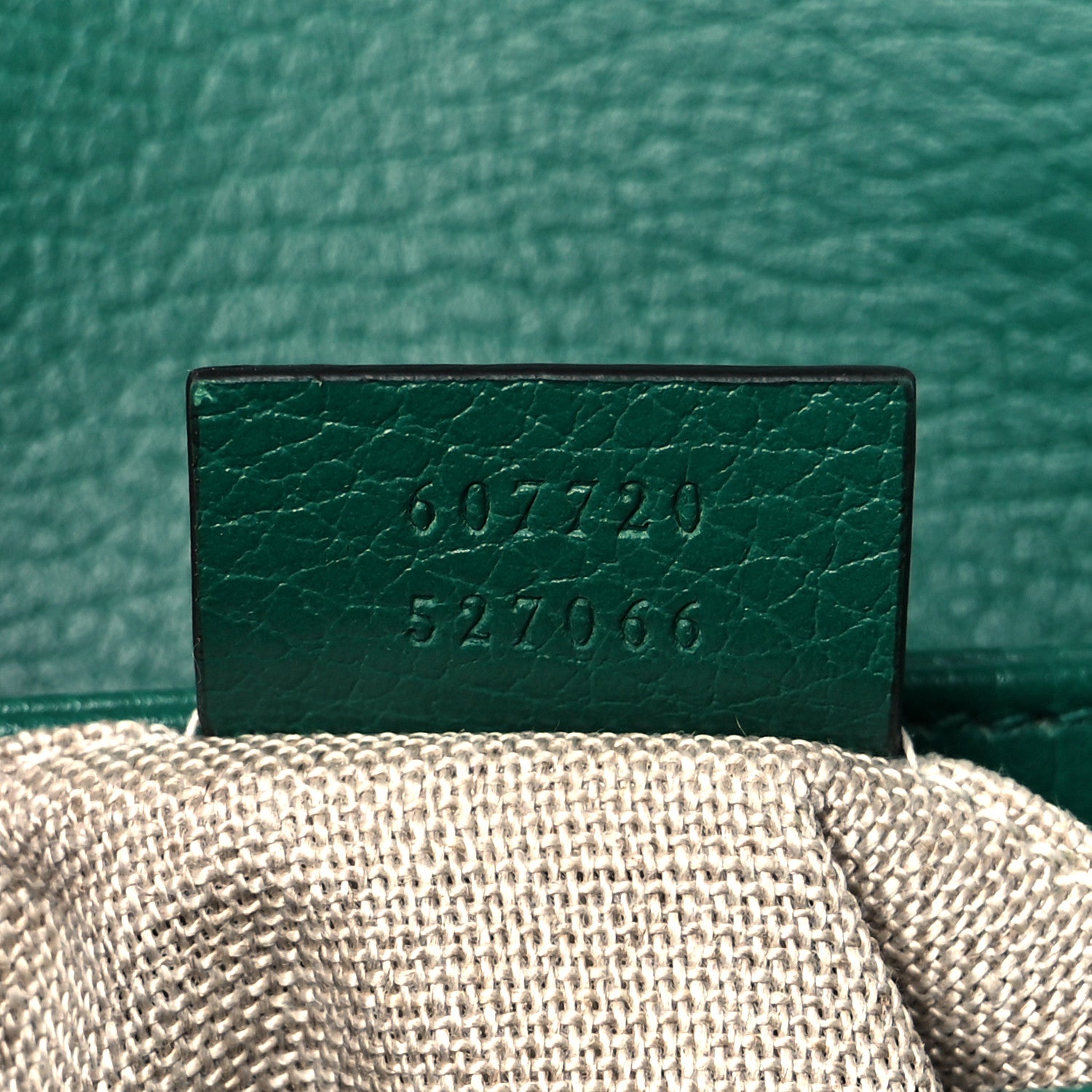 Gucci Dollar Calfskin Interlocking G Crossbody Bag Emerald 7 of 11