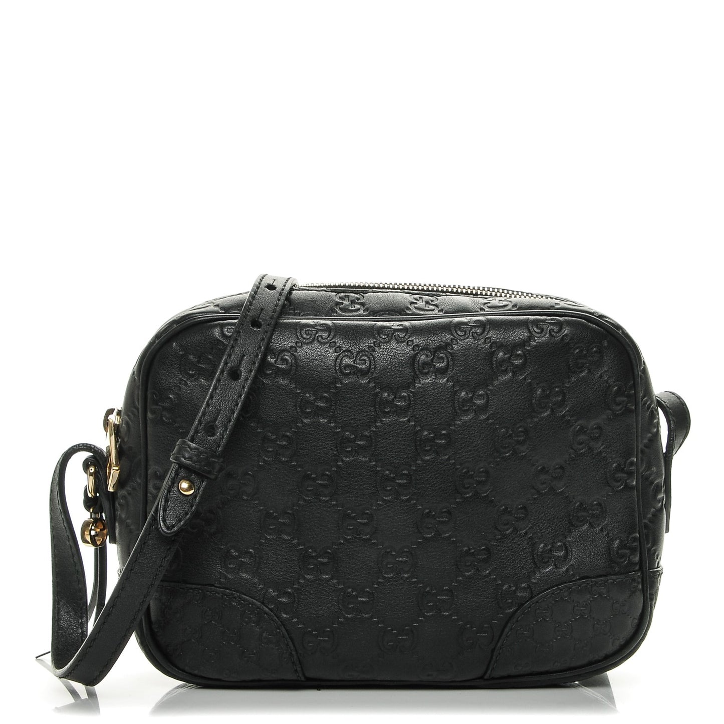 Guccissima Mini Bree Messenger Bag Black