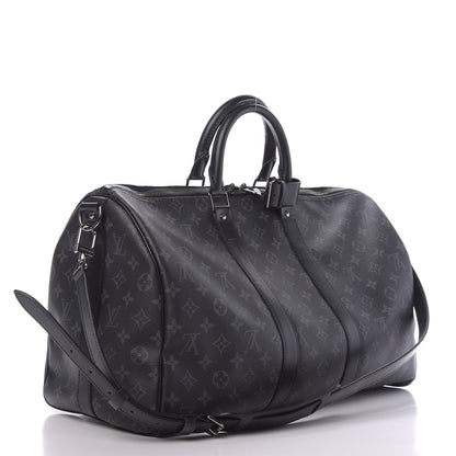 Louis Vuitton Monogram Eclipse Keepall Bandouliere 45 2 of 10