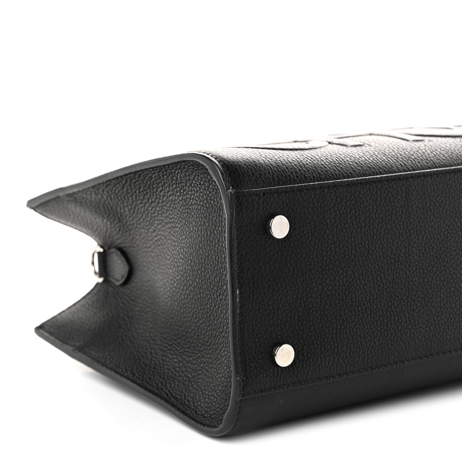 Jimmy Choo Grained Calfskin Embossed Book Tote Black 7 of 9