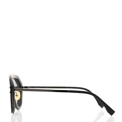 Fendi FF Fabulous Shield Sunglasses FF M0039/G/S Black 3 of 7