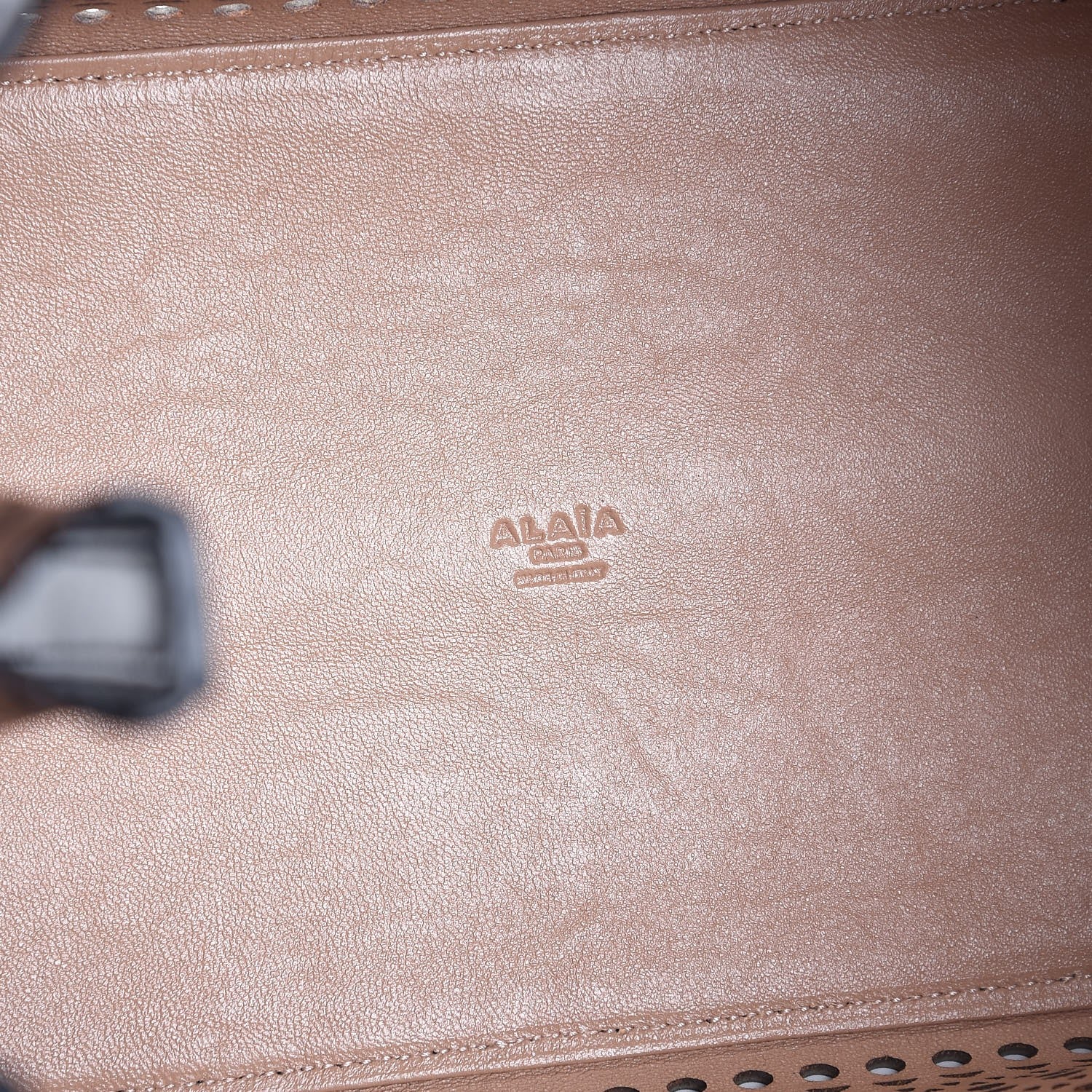 Alaia Calfskin Vienne Mina 32 Bag Black 7 of 9