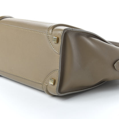 Celine Smooth Calfskin Micro Luggage Khaki 7 of 11