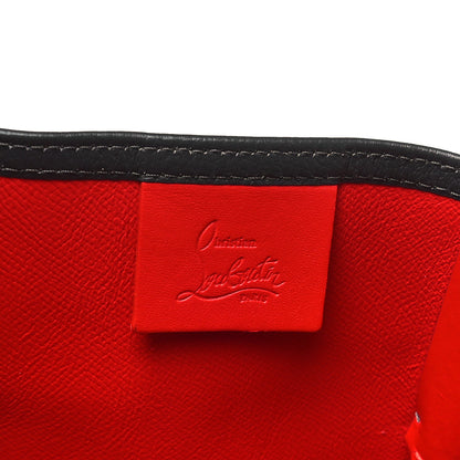 Christian Louboutin Calfskin Graffiti Print East West Cabata Tote Charbon Multicolor 7 of 9