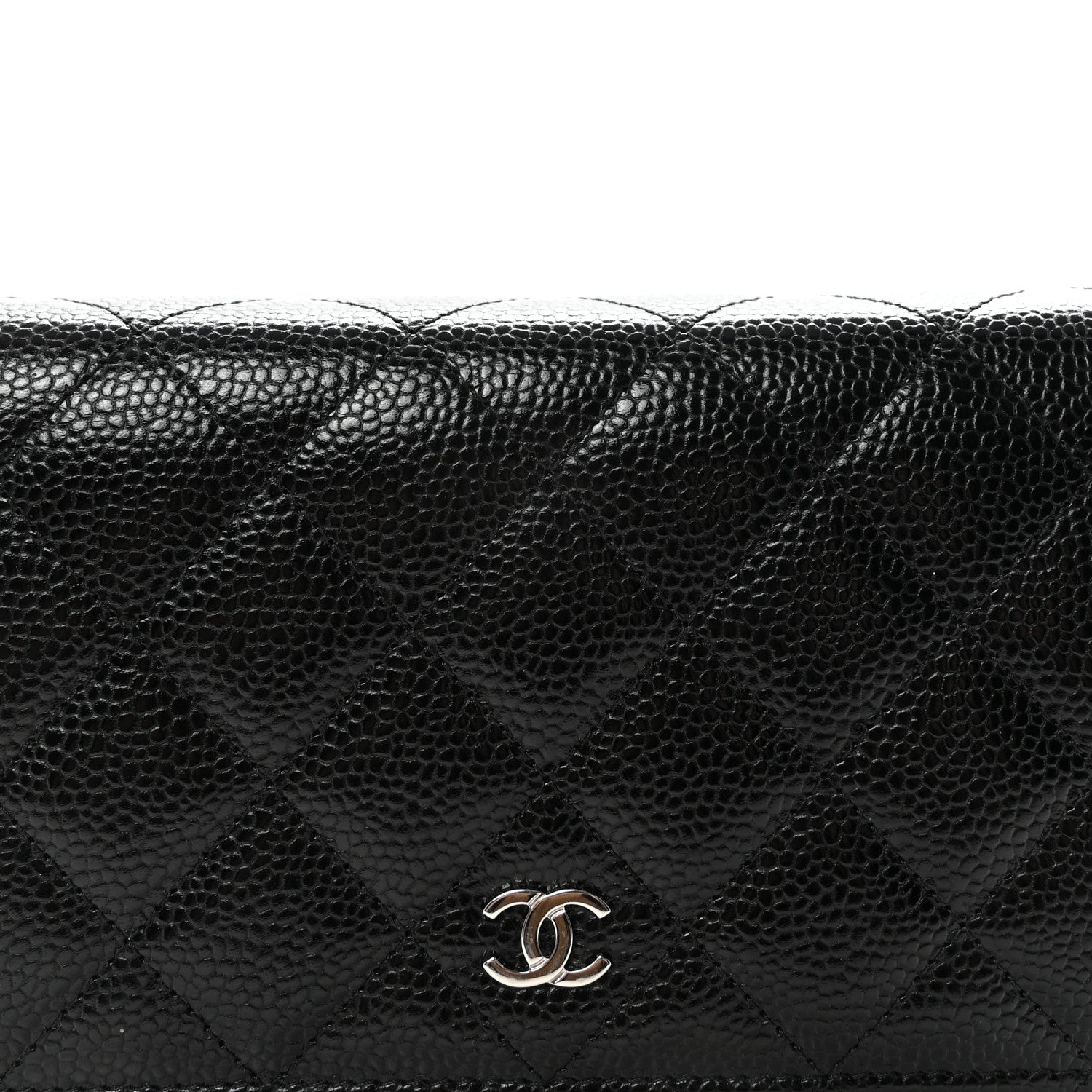 Chanel Caviar Quilted Wallet on Chain WOC Black 9 of 12