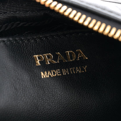 Prada Tessuto Nylon Nappa Bow Camera Bag Black 6 of 10