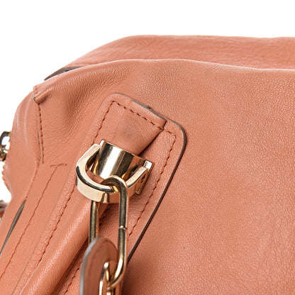 Chloe Calfskin Medium Military Paraty Peach Pink 9 of 20