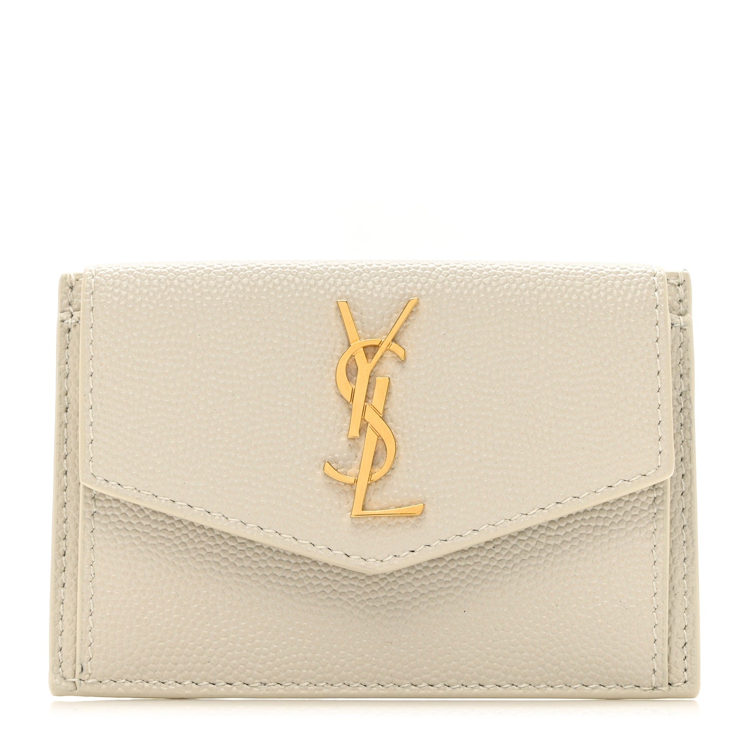 Grain De Poudre Uptown Monogram Card Case Crema Soft