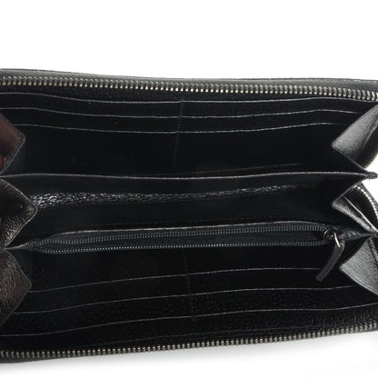 Gucci Monogram Zip Around Wallet Black 4 of 6