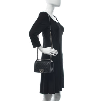 Chanel Calfskin Quilted Small Boy Flap Black 2 of 10