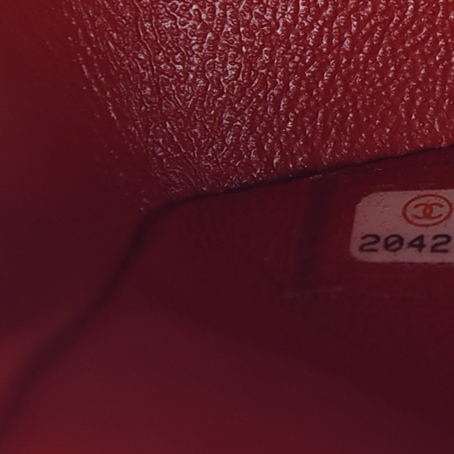 Lambskin Quilted Medium Double Flap Red